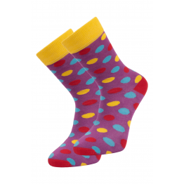 ECO Lycra Mov cu Buline 